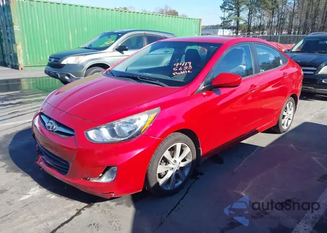 2013 Hyundai Accent Gls z USA, uszkodzony, nr VIN KMHCU4AE3DU321043